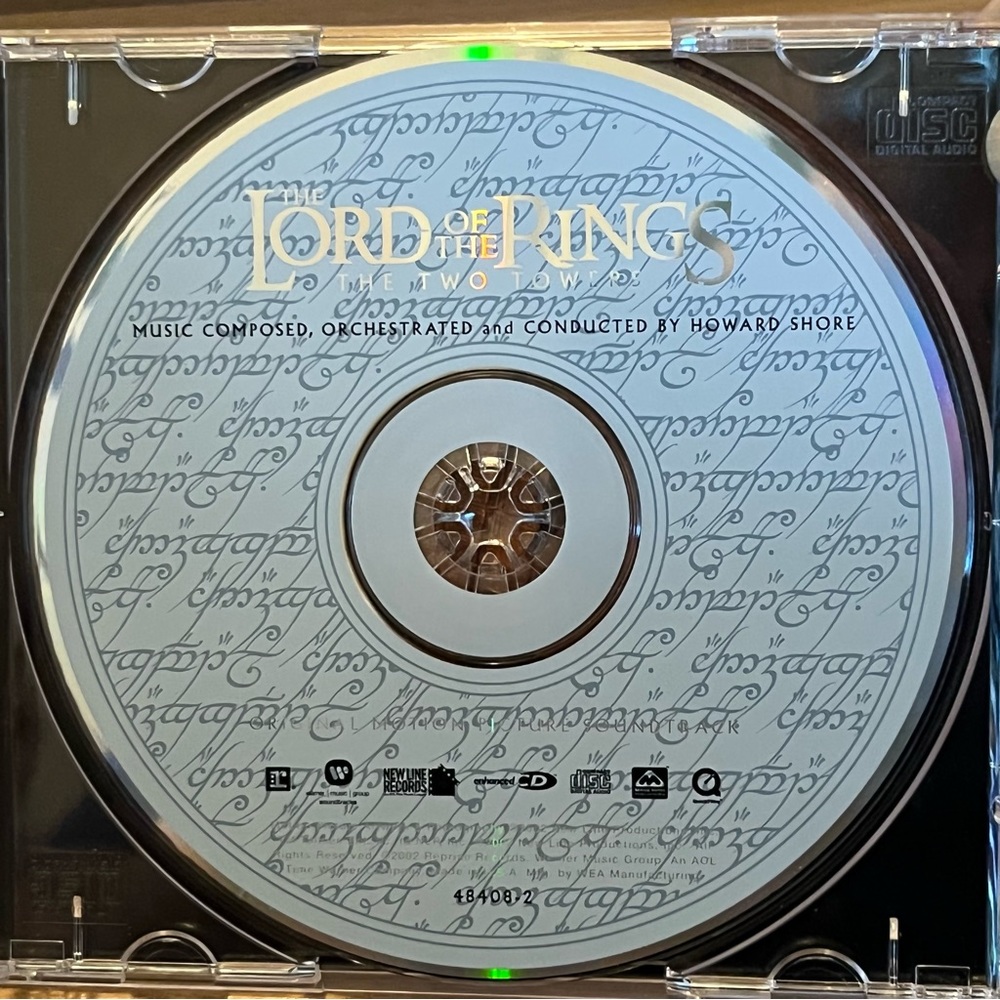 Enhanced Limited Edition CD Howard Shore Lord of the Rings Two Towers Soundtrack